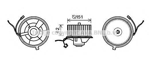 VALEO 698066 Вентилятор салону