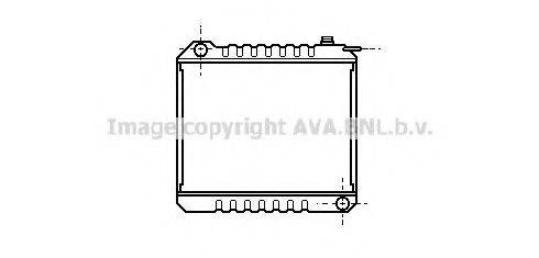 AVA QUALITY COOLING TH2003 Радіатор, охолодження двигуна