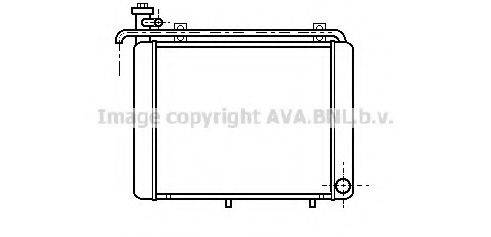 AVA QUALITY COOLING TH2006 Радіатор, охолодження двигуна