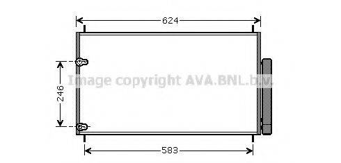 AVA QUALITY COOLING TOA5405 Конденсатор, кондиціонер