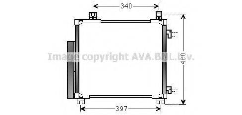 AVA QUALITY COOLING TOA5578 Конденсатор, кондиціонер