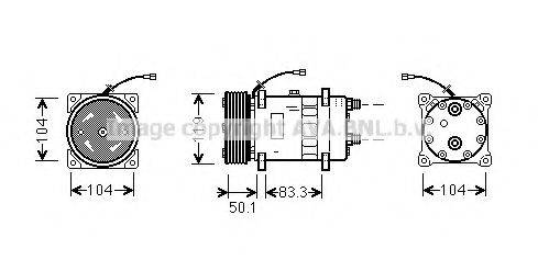 DELPHI TSP0155837 Компресор, кондиціонер
