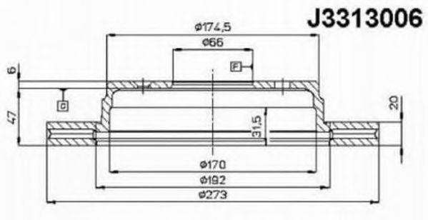 NIPPARTS J3313006