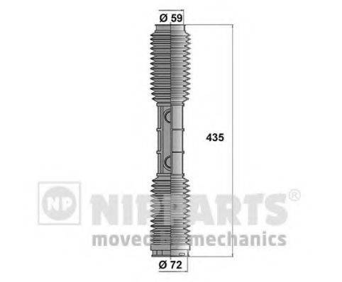 HONDA 53534-SJF-J01 Комплект пильника, рульове керування