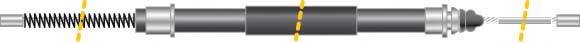 MGA CF5430 Трос, стоянкова гальмівна система