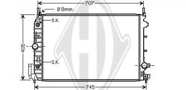 EQUAL QUALITY RM0612 Радіатор, охолодження двигуна