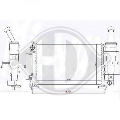 EQUAL QUALITY RM0719 Радіатор, охолодження двигуна