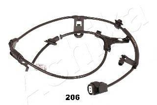 JAPANPARTS ABS-206 Датчик, частота обертання колеса
