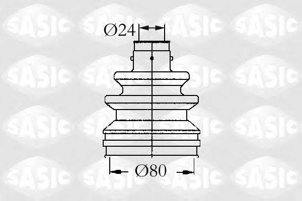 CF GOMMA 13434 Комплект пильника, приводний вал