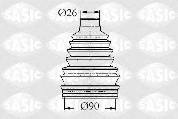 CF GOMMA 13596 Комплект пильника, приводний вал