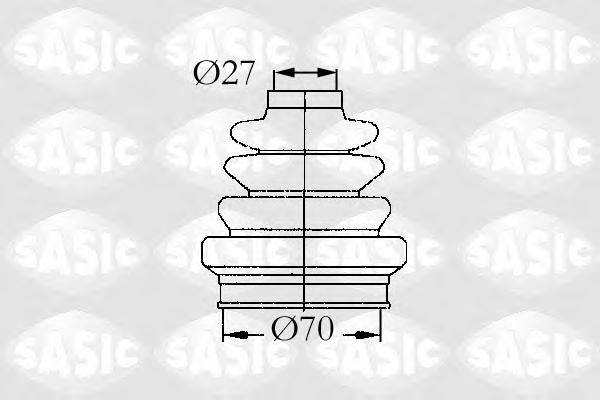 SASIC 4003452 Комплект пильника, приводний вал