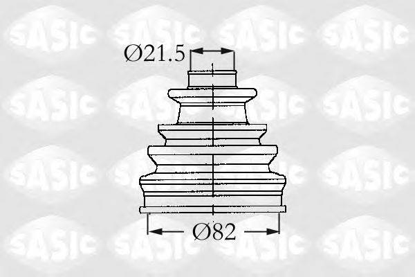 SASIC 9004611 Комплект пильника, приводний вал
