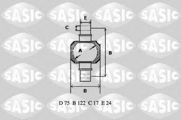 ZF PARTS 1230001 ремонтний комплект, важіль підвіски