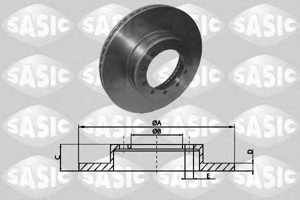 ZF PARTS 22239 гальмівний диск