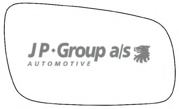 JP GROUP 5845 Дзеркальне скло, зовнішнє дзеркало
