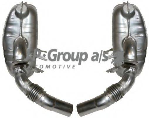 PORSCHE 99611113257 Глушник вихлопних газів кінцевий