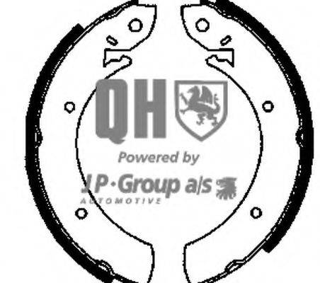 JP GROUP BS522 Комплект гальмівних колодок