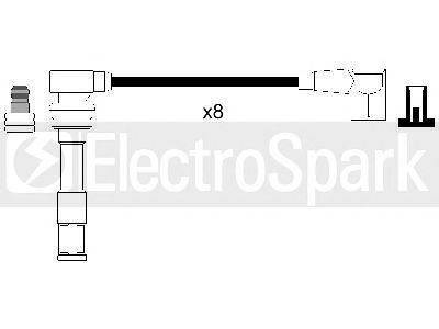 STANDARD OEK822 Комплект дротів запалювання