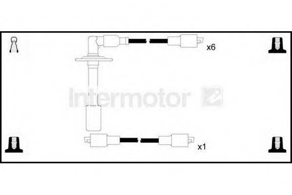 DELCO REMY DRL728 Комплект дротів запалювання