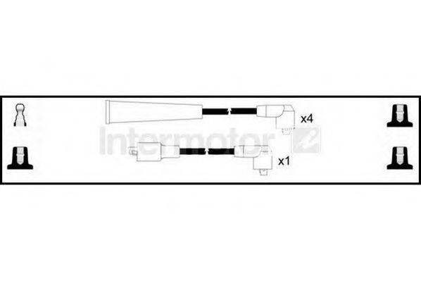 INTERMOTOR 76235 Комплект дротів запалювання