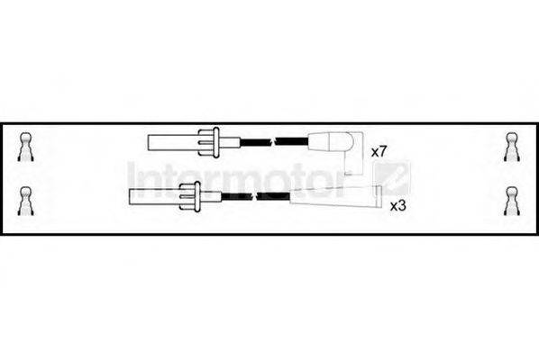 CHRYSLER 05166556 AA Комплект дротів запалювання