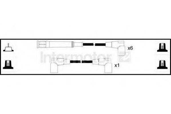 INTERMOTOR 76250 Комплект дротів запалювання