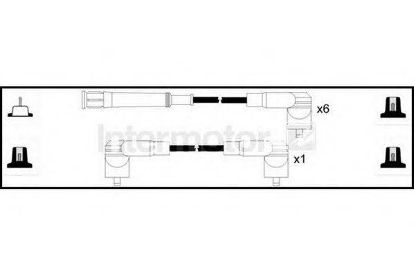 INTERMOTOR 76297 Комплект дротів запалювання