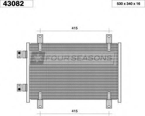 FORD 13401660 Конденсатор, кондиціонер