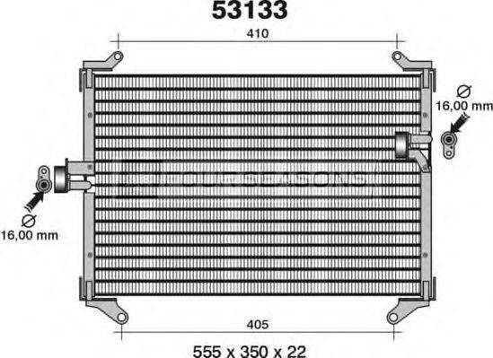 FORD 13128570 Конденсатор, кондиціонер