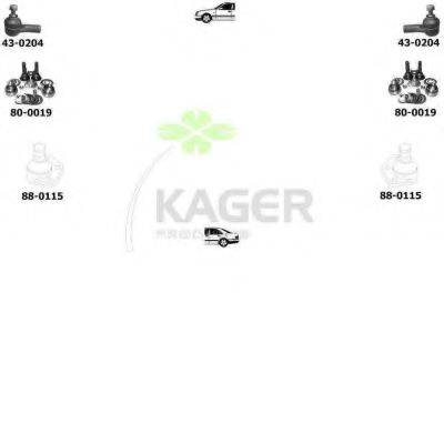 KAGER 800020 Підвіска колеса
