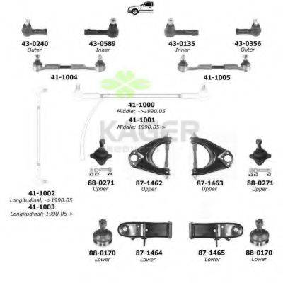 KAGER 800220 Підвіска колеса