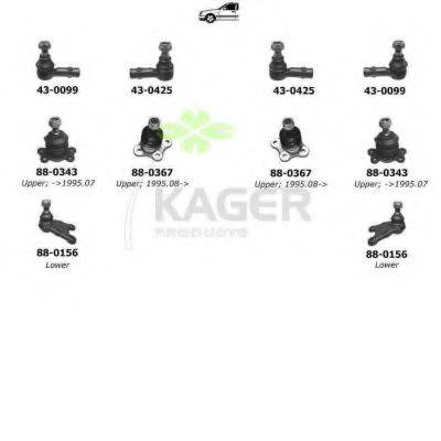 KAGER 800723 Підвіска колеса