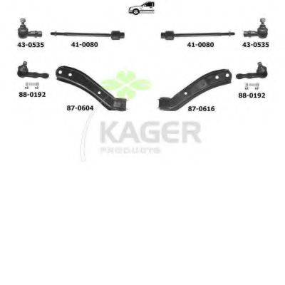 KAGER 800732 Підвіска колеса