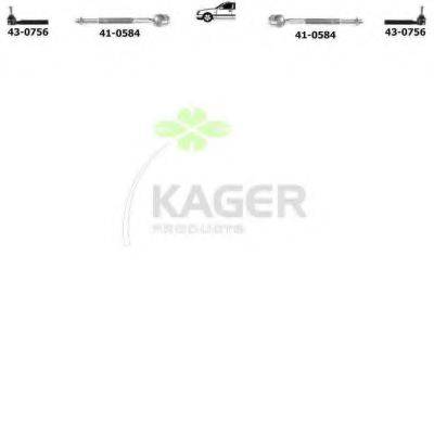 KAGER 800796 Підвіска колеса