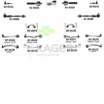 KAGER 801015 Підвіска колеса