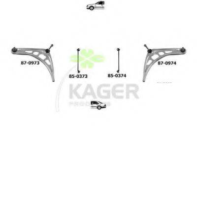 KAGER 801076 Підвіска колеса
