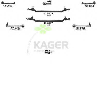 KAGER 801110 Підвіска колеса