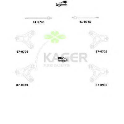 KAGER 801170 Підвіска колеса