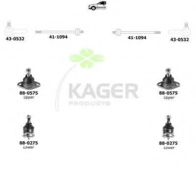 KAGER 801172 Підвіска колеса