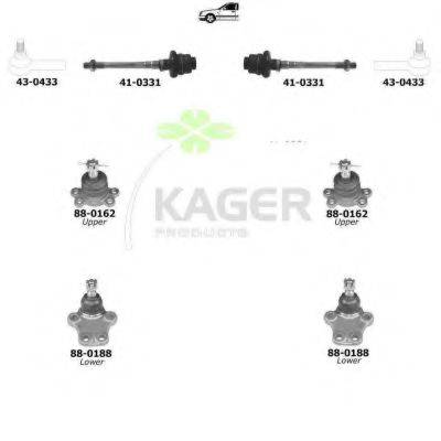KAGER 801178 Підвіска колеса