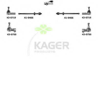 KAGER 801183 Підвіска колеса