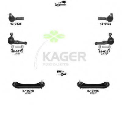 KAGER 801226 Підвіска колеса