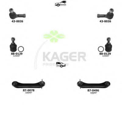 KAGER 801227 Підвіска колеса