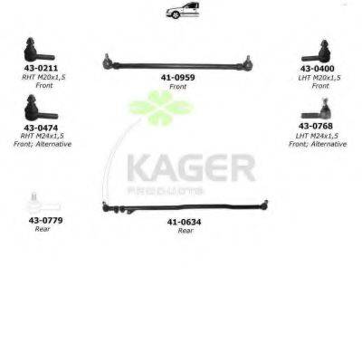 KAGER 801230 Підвіска колеса