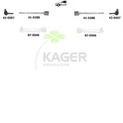 KAGER 801247 Підвіска колеса