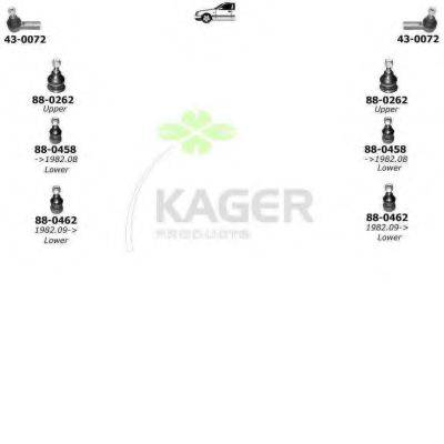 KAGER 801309 Підвіска колеса