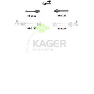 KAGER 801367 Підвіска колеса