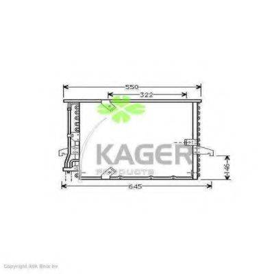 PAPE 43000 Конденсатор, кондиціонер