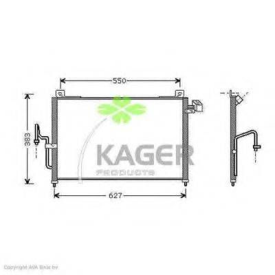 PAPE 113040 Конденсатор, кондиціонер
