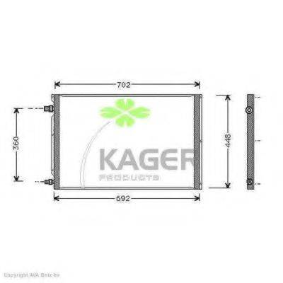 PAPE 843003 Конденсатор, кондиціонер